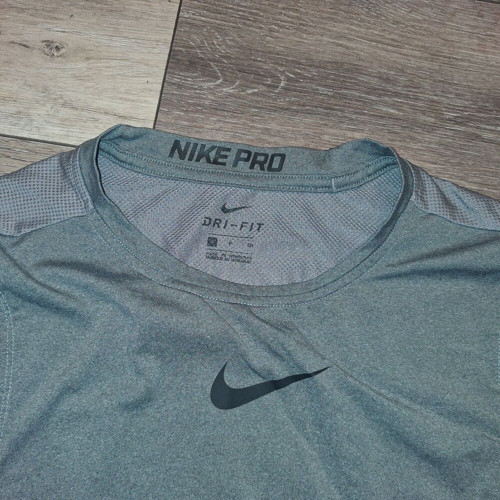 Nike Pro Dri-Fit Tank Top Shirt Mens S Gray Athletic Dri-Fit